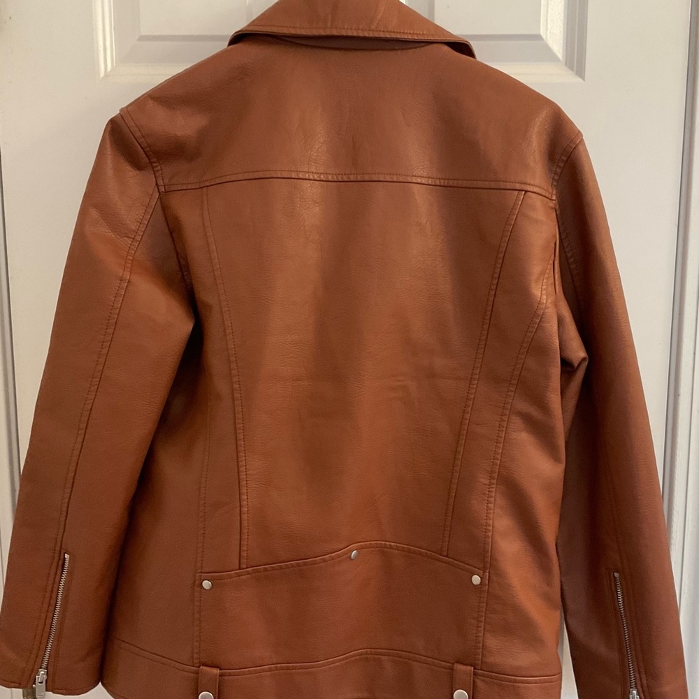 7 For All Mankind Vegan Leather Jacket - NWT - Medium - Picture 10 of 14